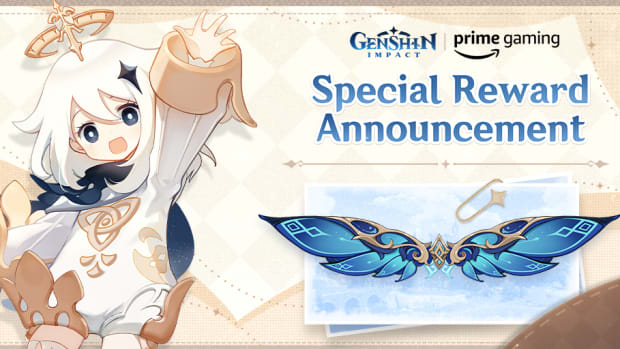 Genshin Impact Prime Gaming special reward.
